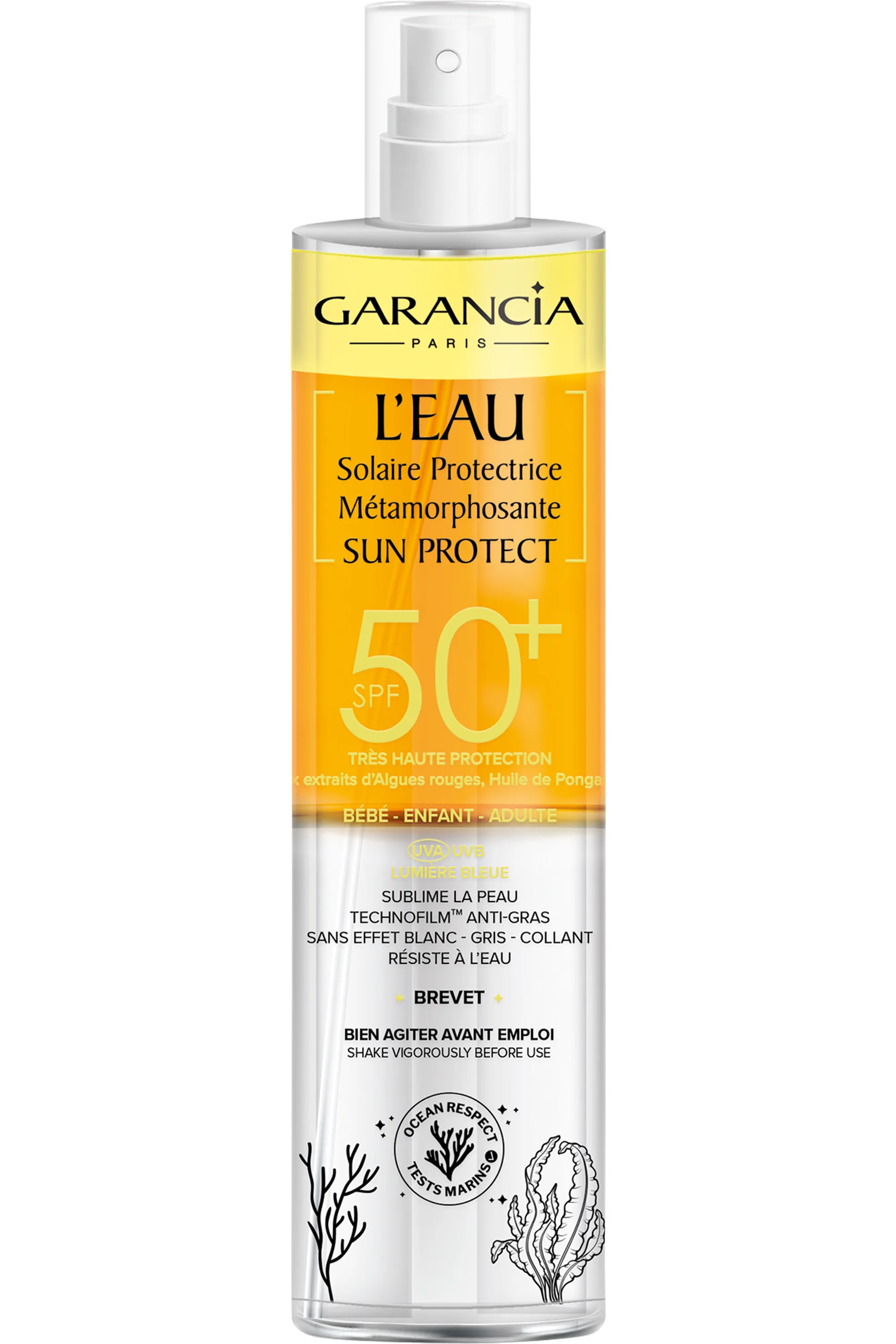 Garancia Eau métamorphosante protectrice SPF50+-150 ml