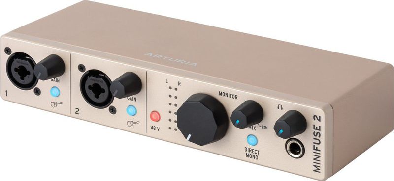 Arturia MiniFuse 2 - USB Audio Interface - Champagne