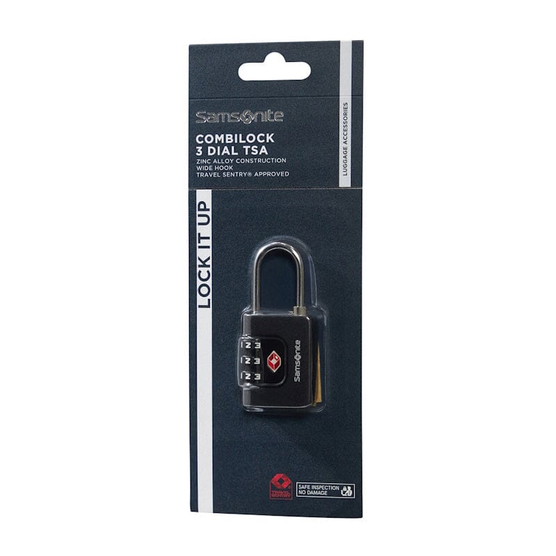 Samsonite TA Revolution Combilock 3 Dial TSA Black