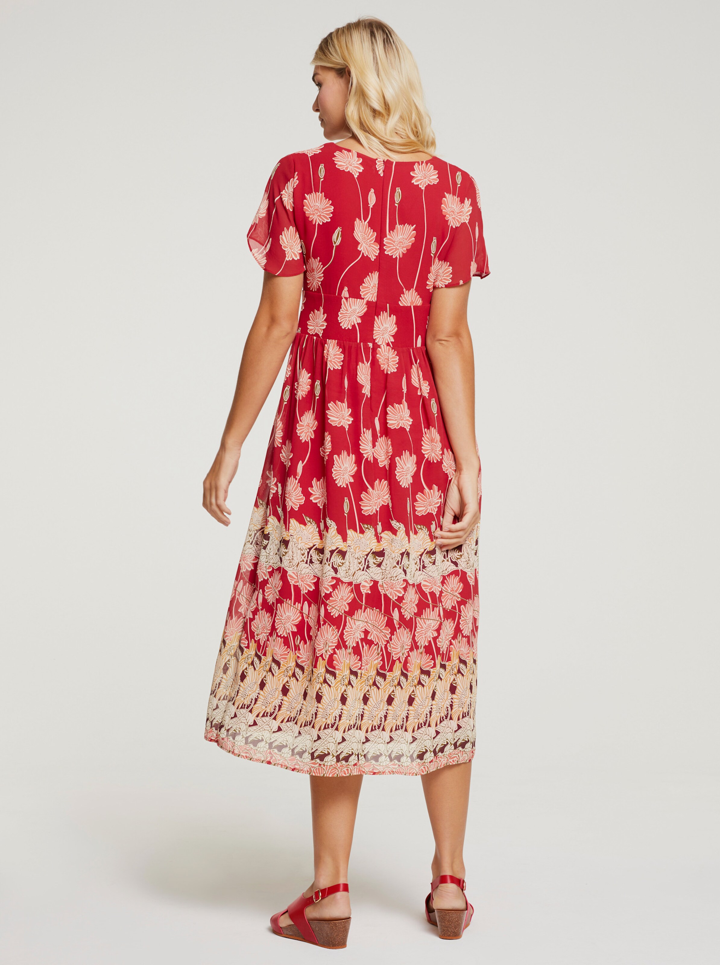 Druck-Kleid