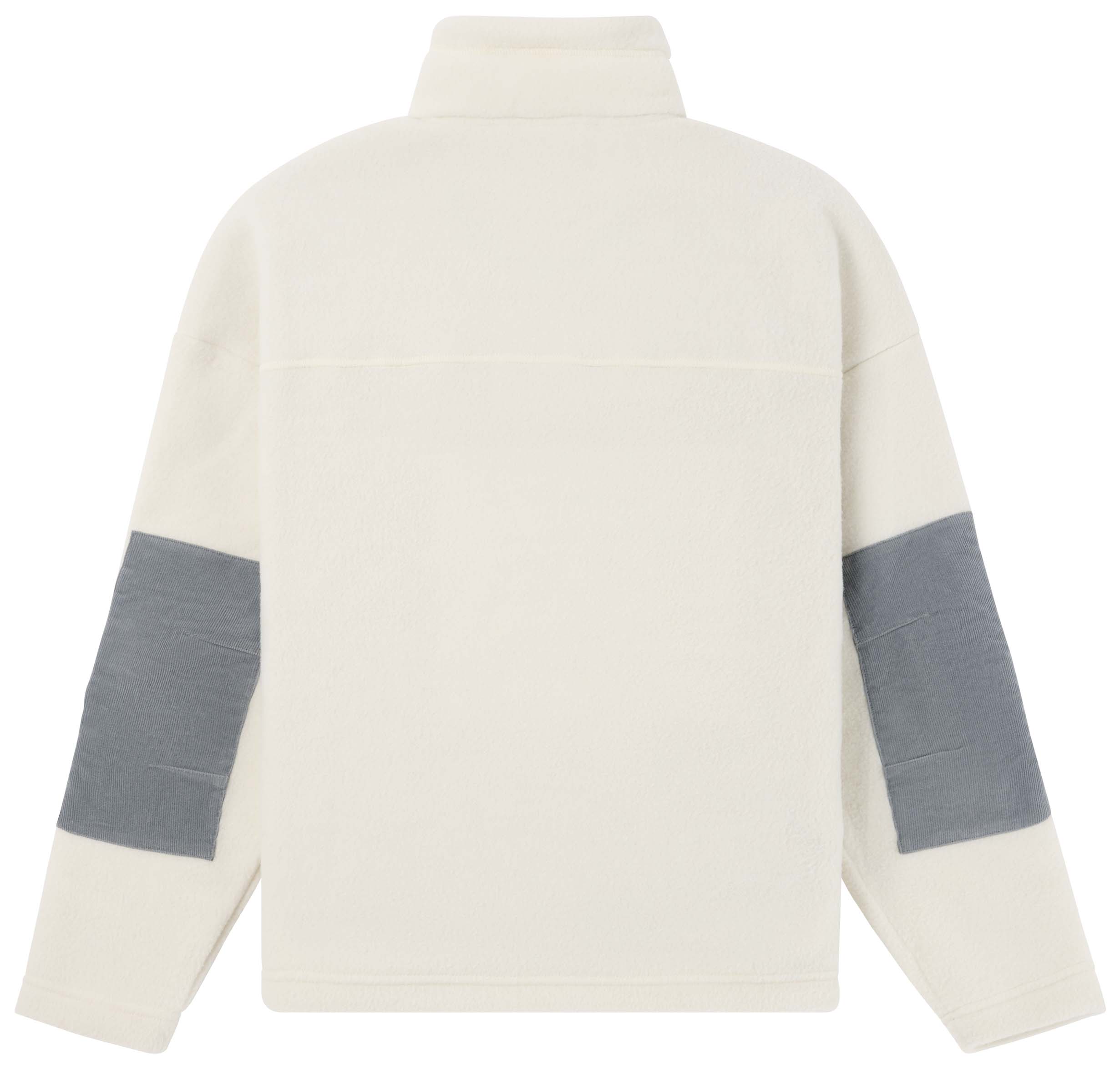 V-Bond Cord Fleece Dame 530/Natural/Stormy Blue
