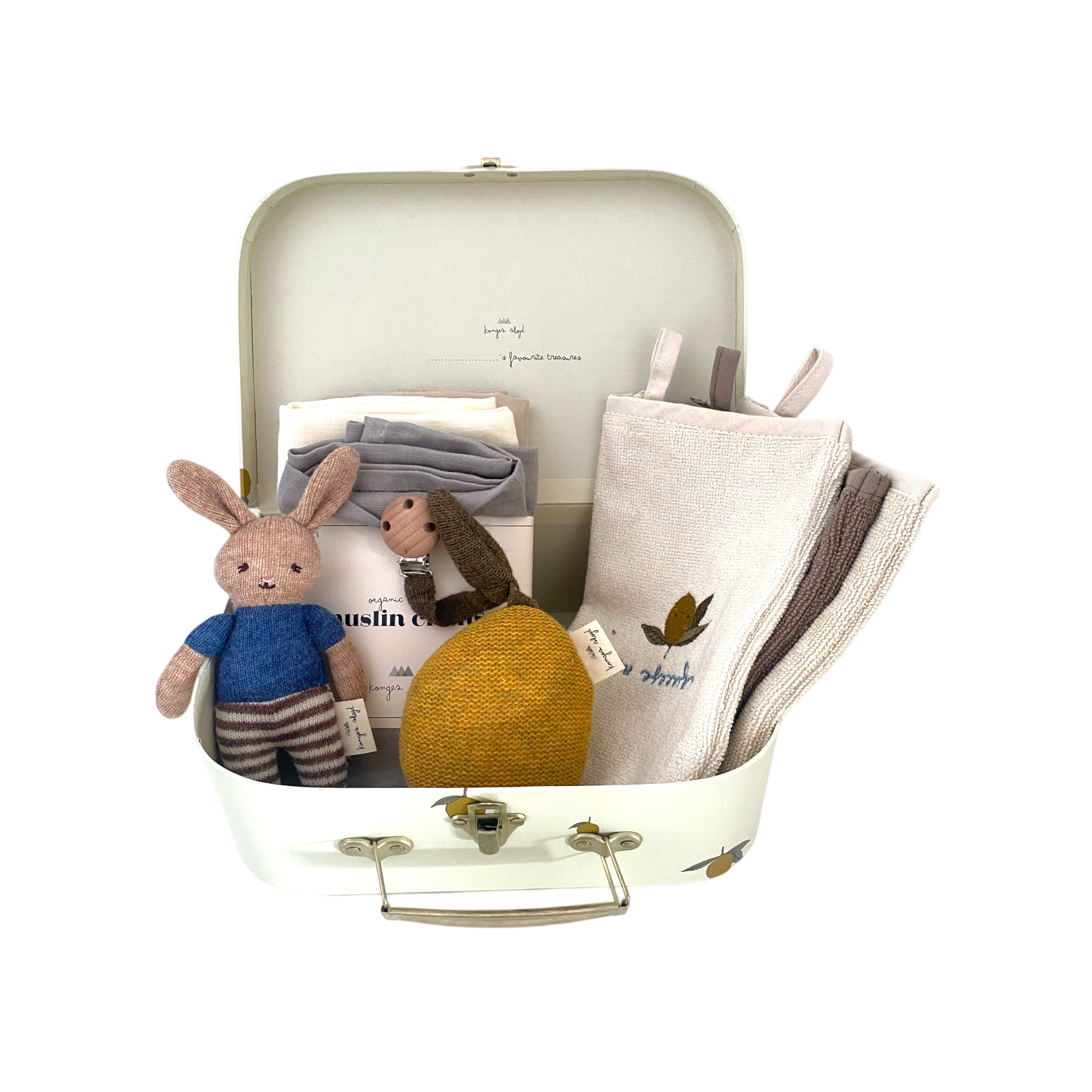 Geburtsgeschenk Koffer Lemon Love