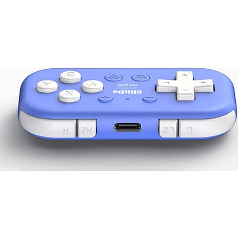 8BitDo Micro Bluetooth Gamepad - blå
