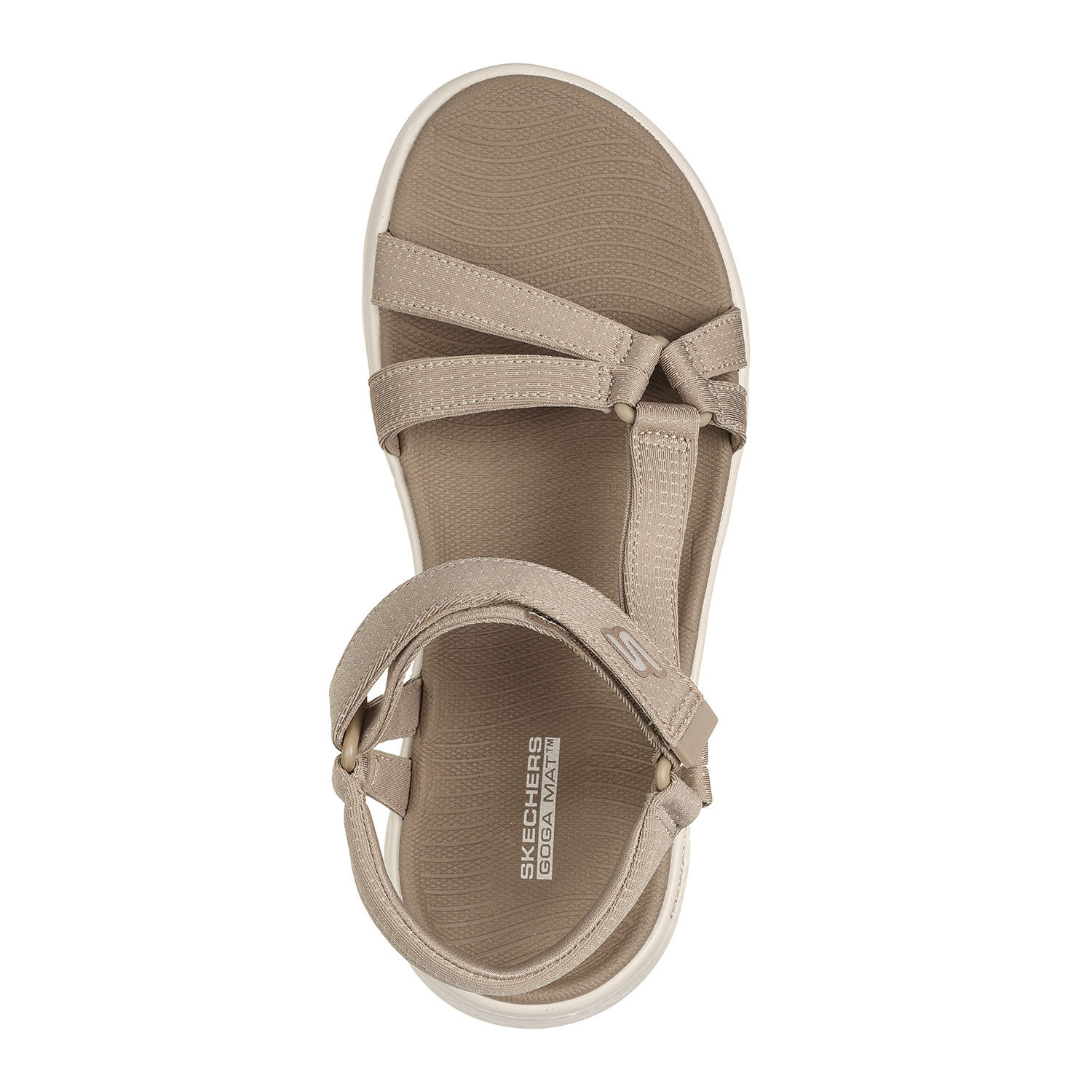 SKECHERS GO WALK Sandale aus weichem Textil
