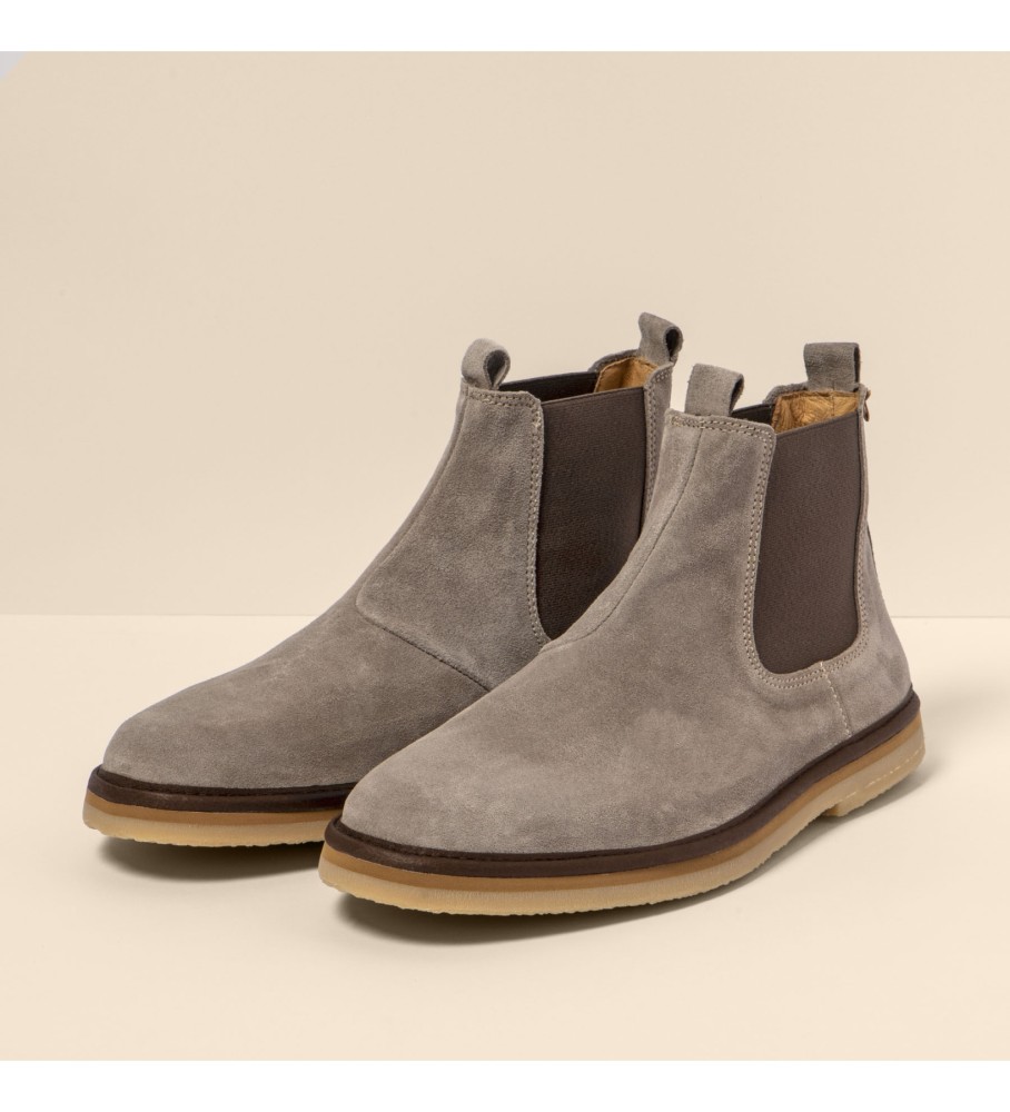 Botas de couro Naturalist N5951 Lumbier taupe