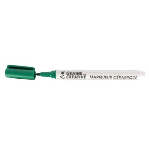 Marqueur pour céramique - vert foncé