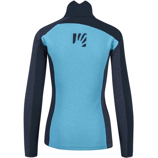 Veste polaire ski rando KARPOS FEDERA F-Z W FLEECE BLUE ATOLL/VULCAN/MIDNIGHT