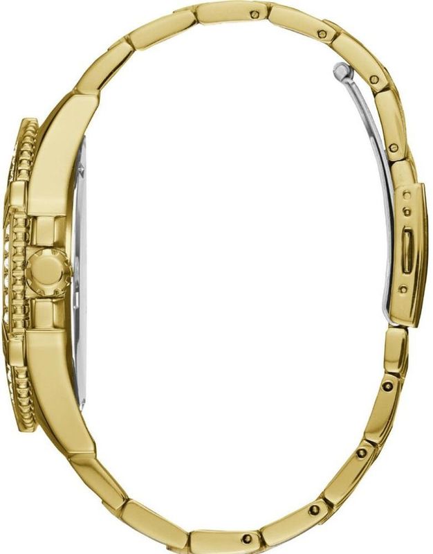 Guess - Frontier - Polshorloge - Goud - Roestvrijstaal - Waterdicht tot 100 m