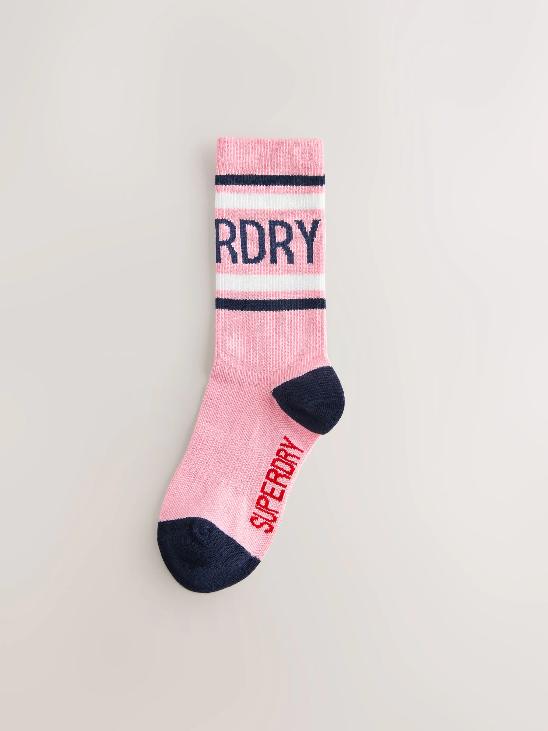 Roze/marineblauw/wit - Superdry Socks 5 Pack