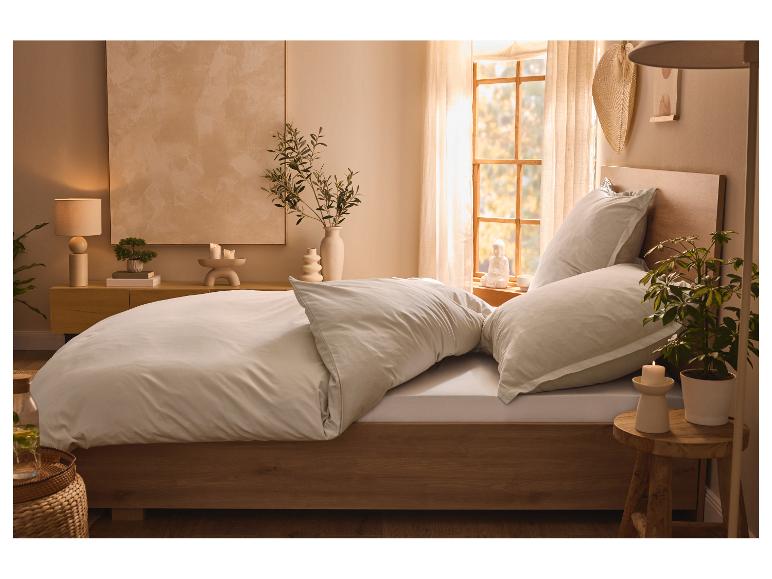Percale hoeslaken 180-200 x 200 cm