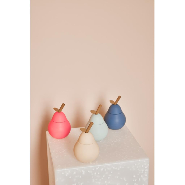 OYOY Pear drinkfles siliconen Vanilla