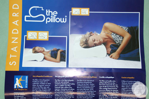 The Pillow Oreiller Orthopédique 63x36cm Normal/Standard 1 Pièce
