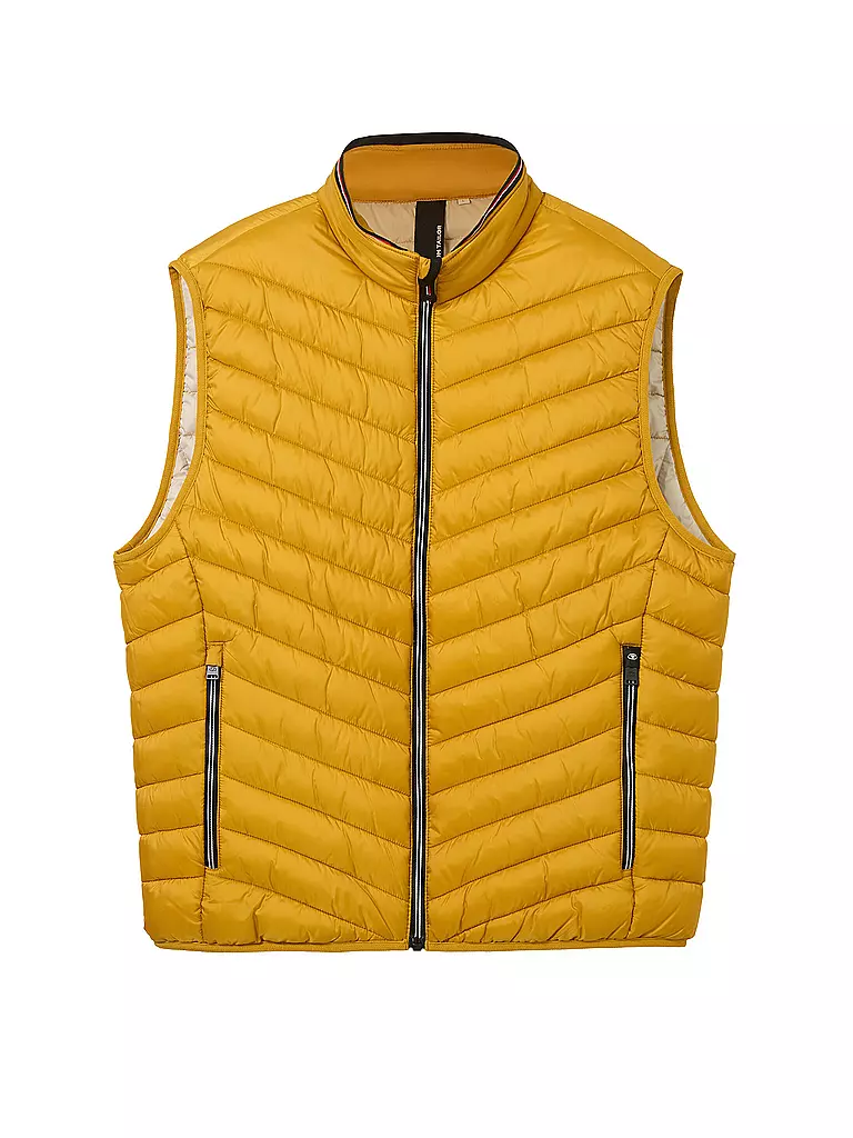 TOM TAILOR Steppgilet gelb