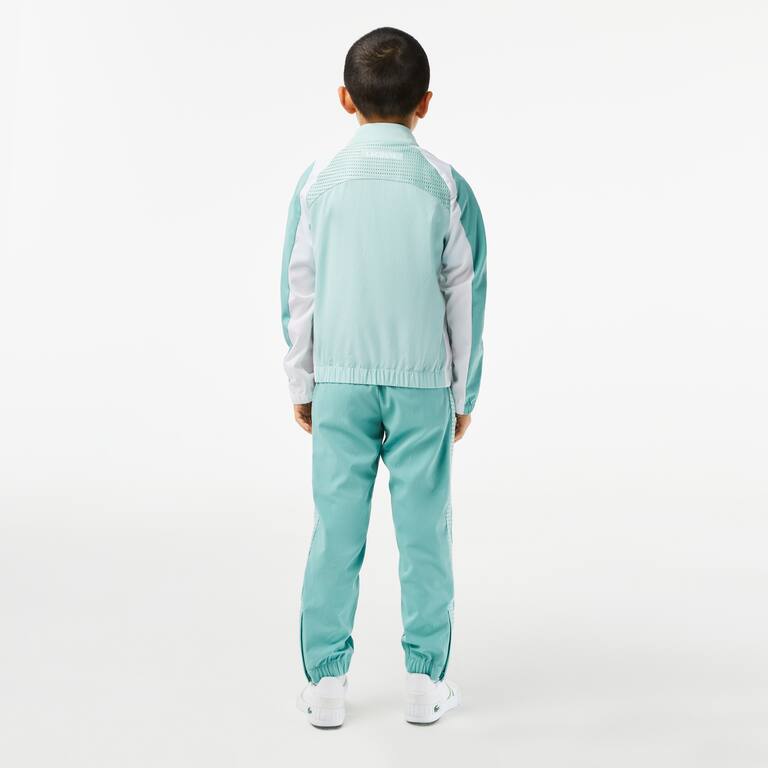 Ensemble de survêtement garçon Lacoste Tennis color-block Survetements - Vert - Lacoste - Garçon