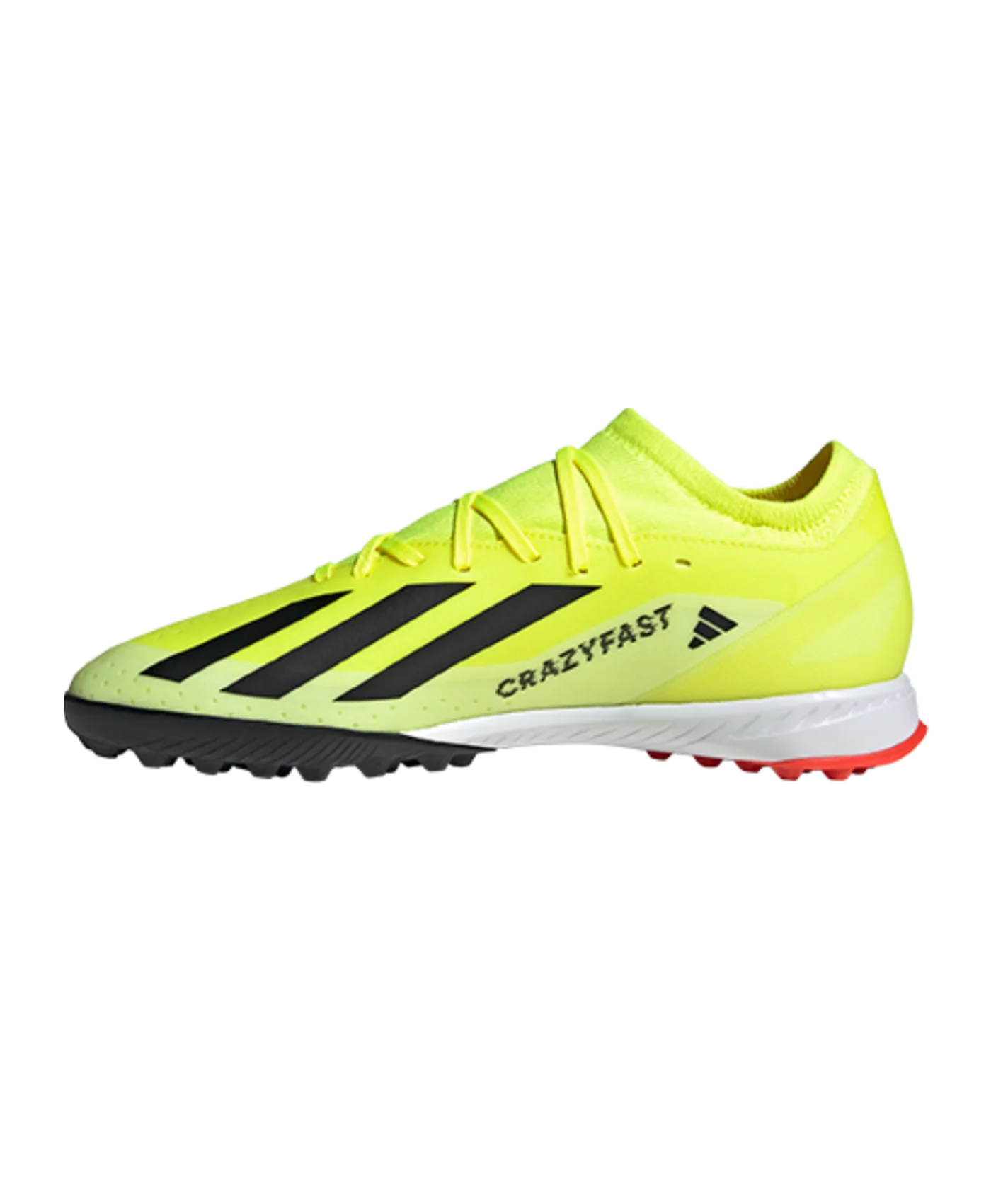 adidas X Crazyfast League TF Solar Energy Gelb Schwarz Weiss
