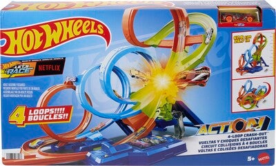 Hot Wheels Action 4-Loop Crash Out Bilbane