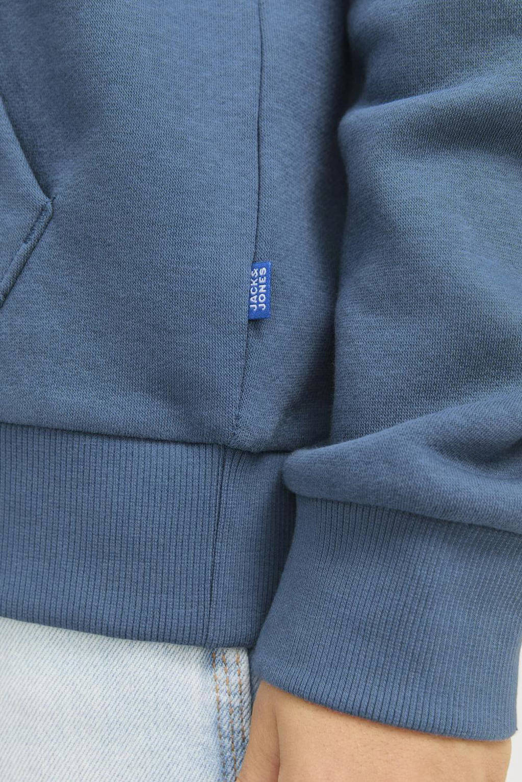 JACK & JONES hoodie JJECORP LOGO met logo blauw