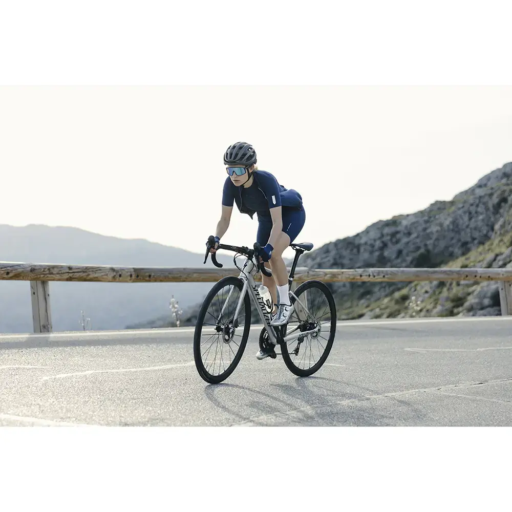 Q36.5 L1 Pinstripe PRO Fietsshirt Korte Mouwen Blauw Dames