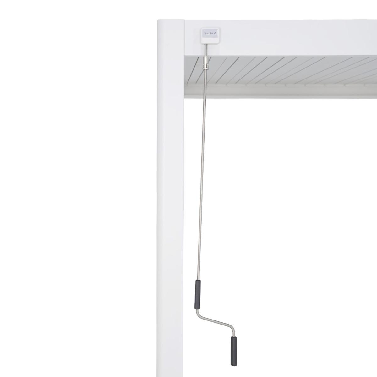 PERGOLA EVORA 6X3.6M BLANC
