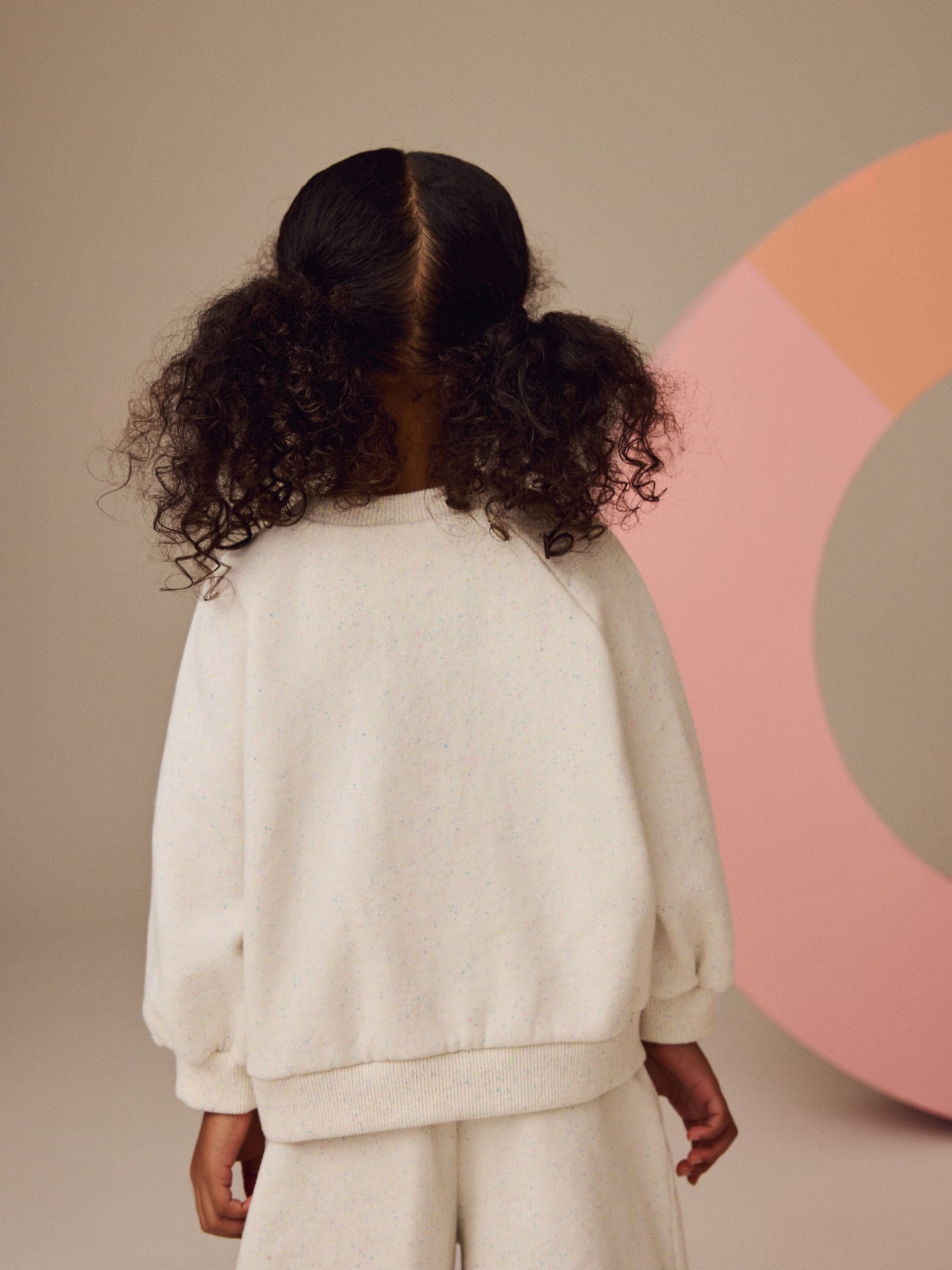 Moutkleurig - Sweatshirt met ronde hals (3 mnd - 7 jr)