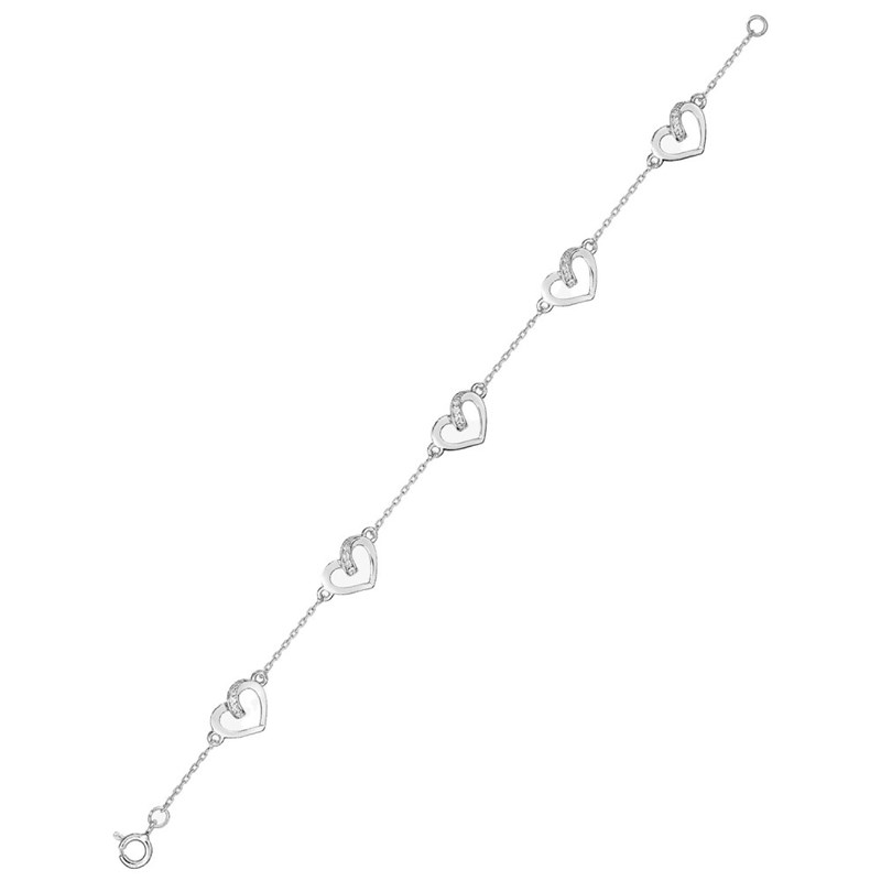 Bracelet Femme - Argent 925 - Longueur : 18 cm