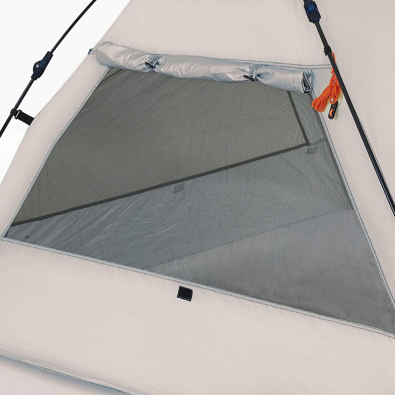 TERRA NATION Strandmuschel Hare Kohu rPET Automatik Sekunden Strand Zelt UPF50+ Farbe: sand