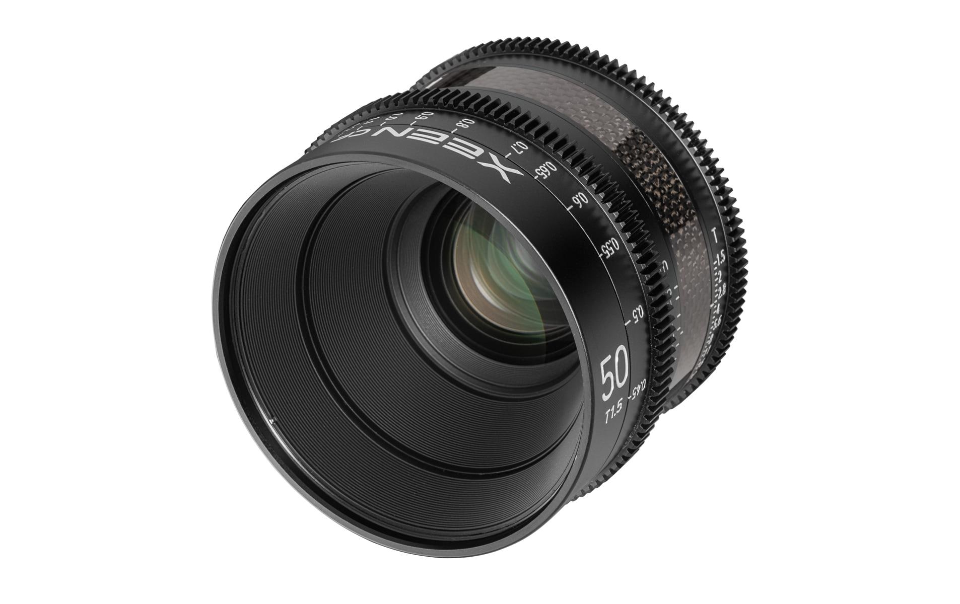 Festbrennweite XEEN CF Cinema 50mm T1.5 – Sony E-Mount<br>Kompaktes und flexibles Filmobjektiv