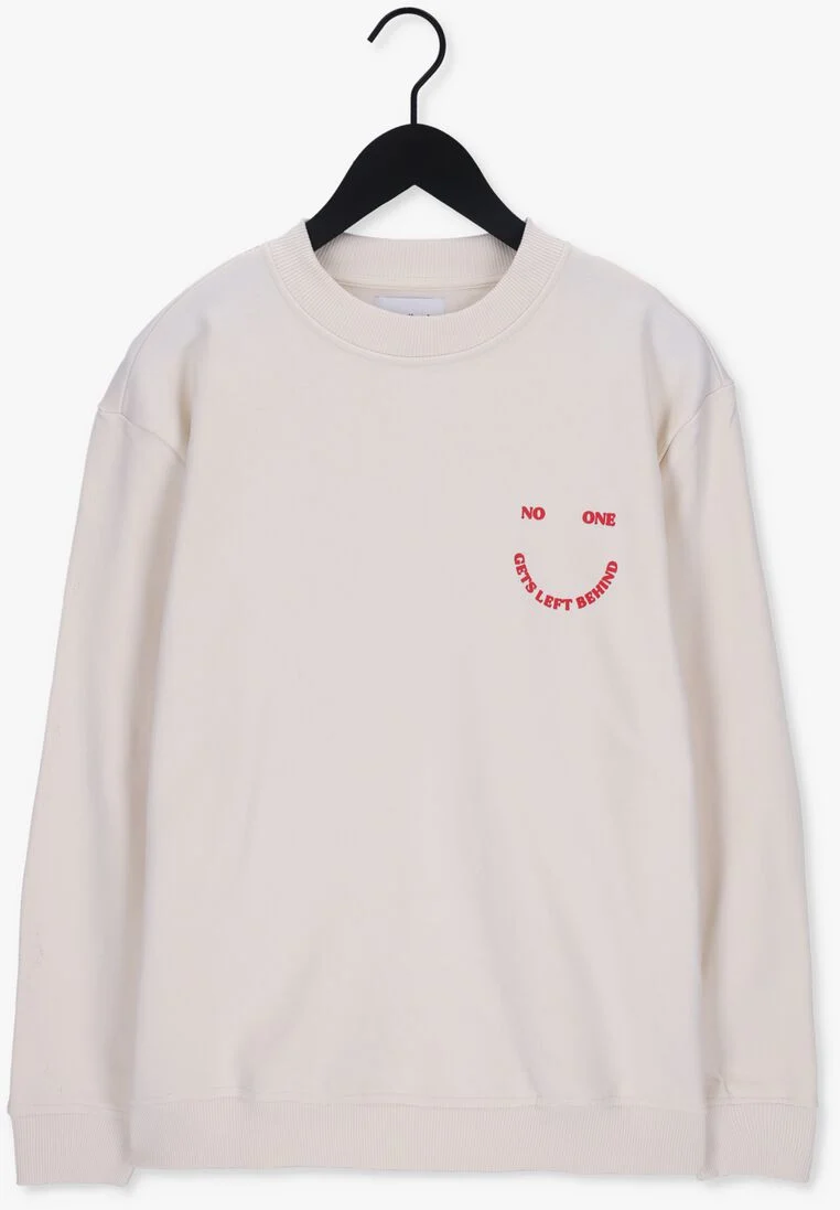 WOODBIRD gebroken wit woodbird sweater hace never crew