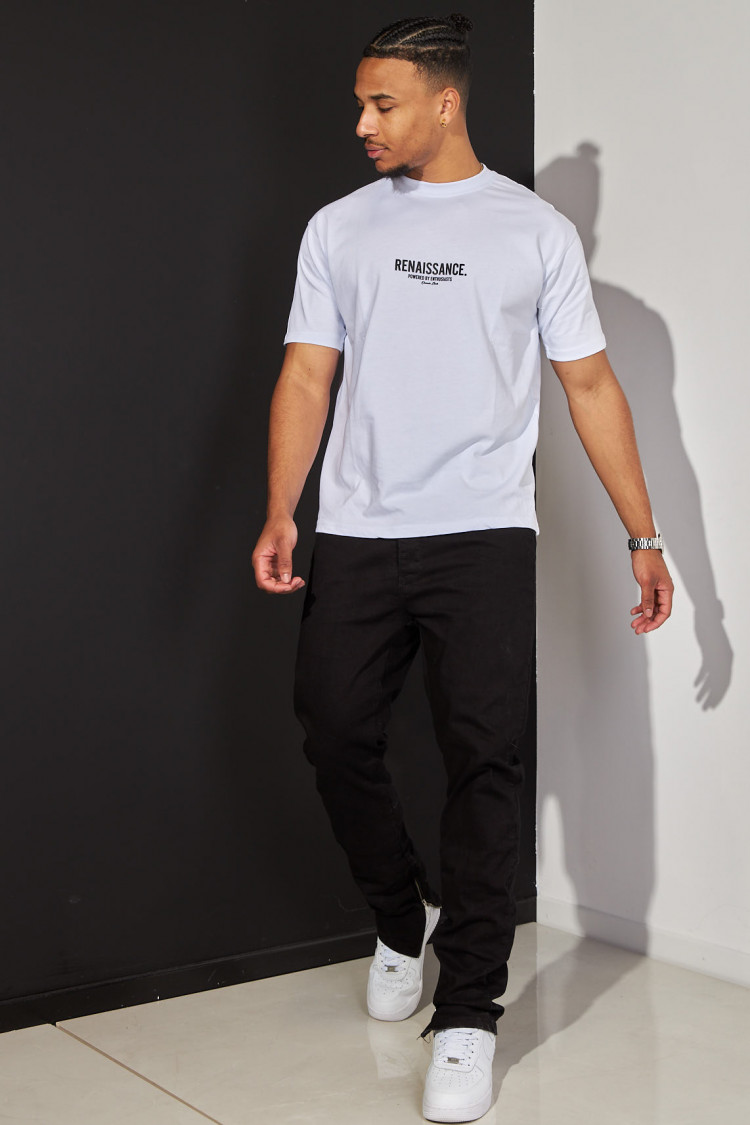 T-shirt blanc renaissance