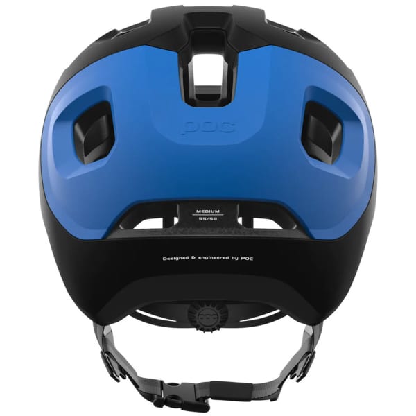 Casque VTT POC AXION URANIUM BLACK/OPAL BLUE METALLIC/MATT