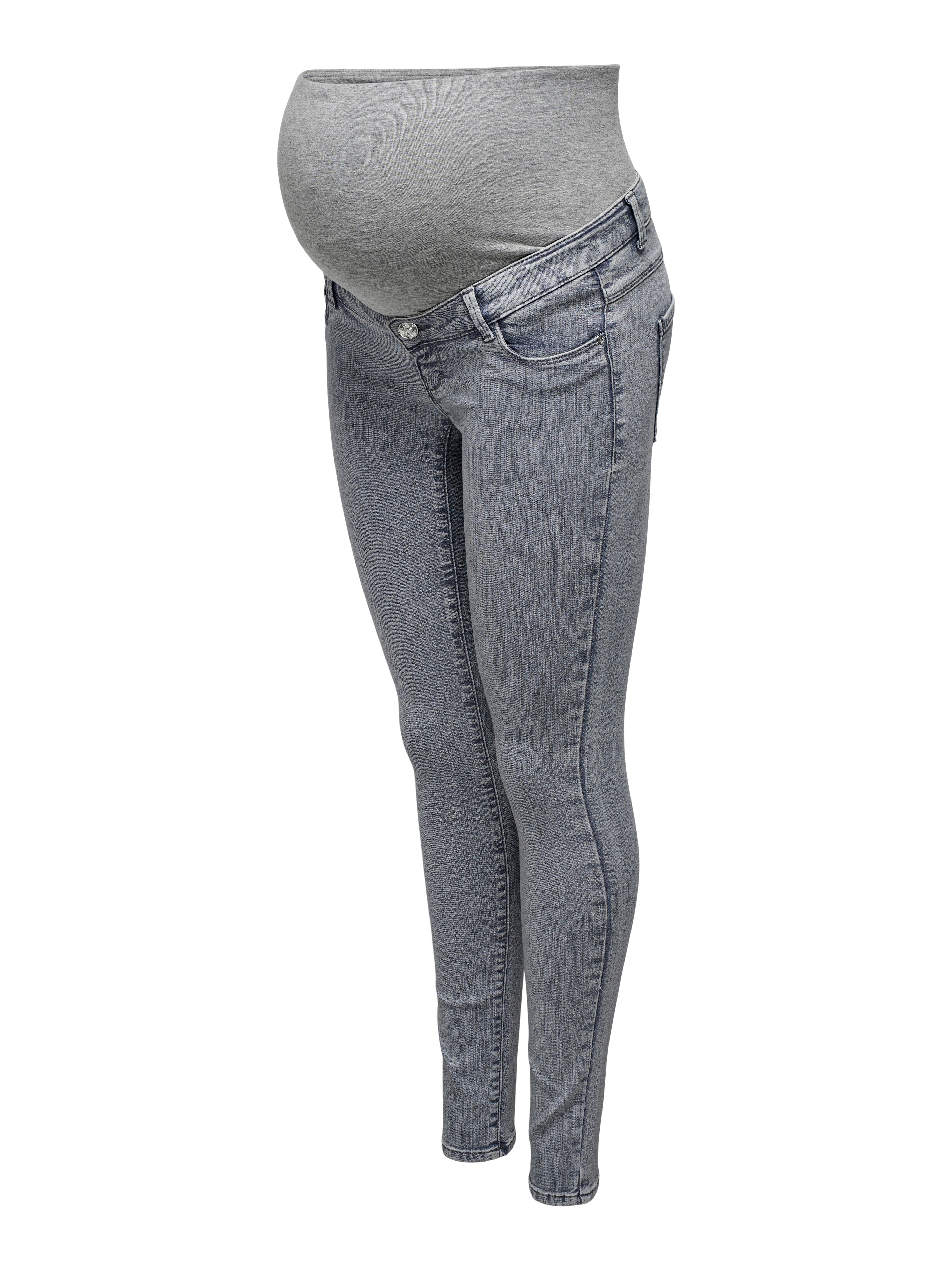 OLMRAIN Mittlere Taille Skinny Fit Jeans Medium Grey Denim