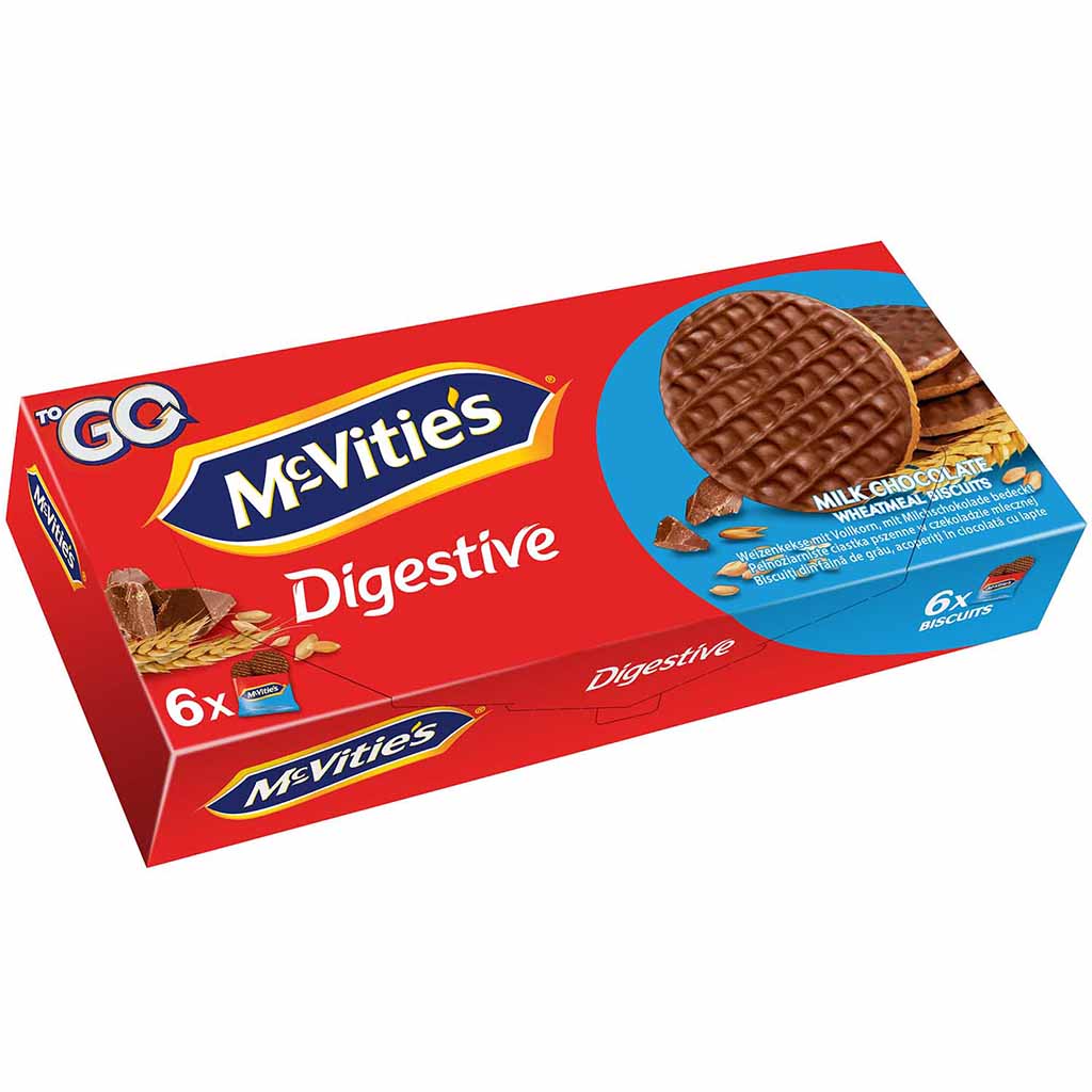 Mc Vities Digestive Weizenkeks mit Milchschokolade 199,8g MHD:30.8.25