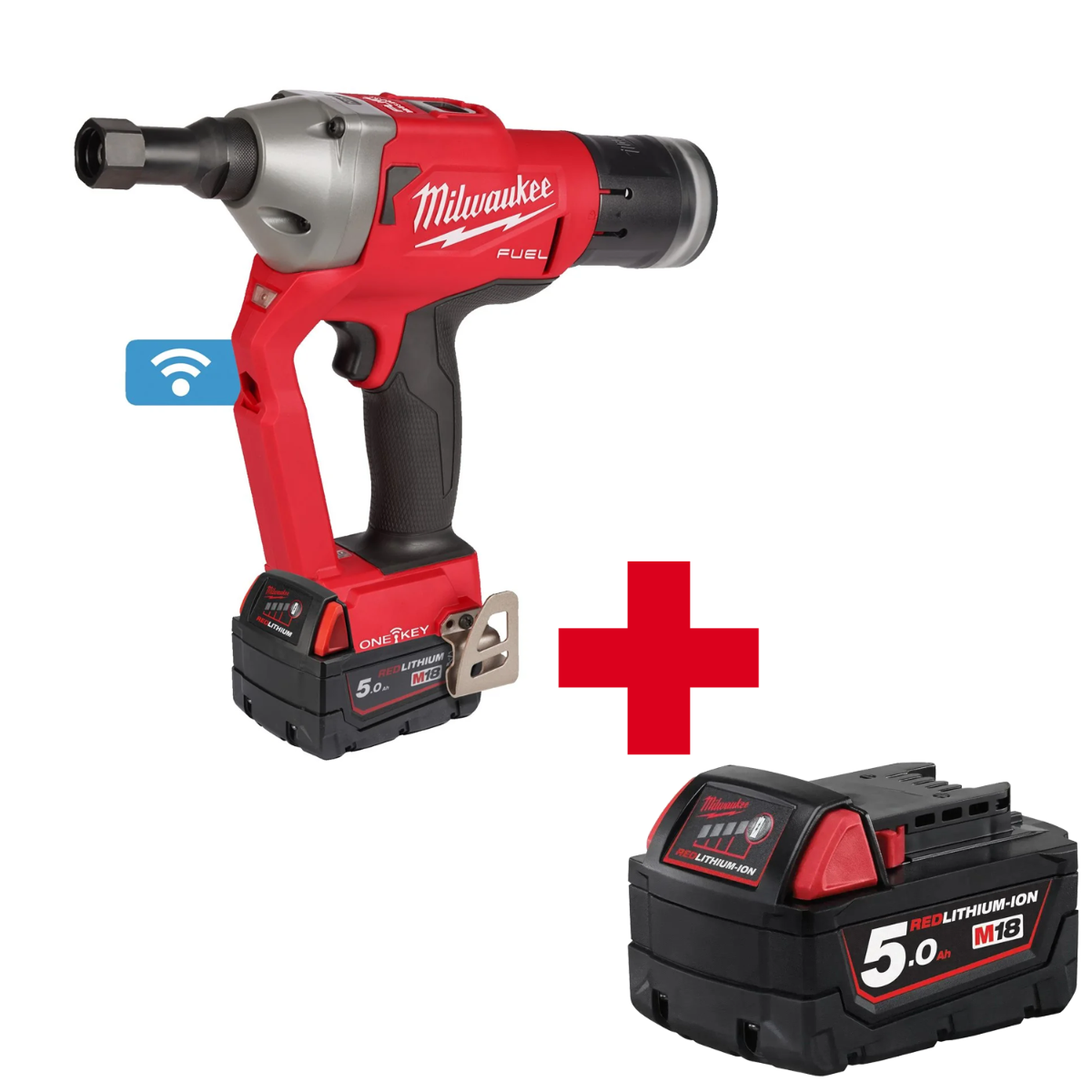 Milwaukee M18 FUEL™ ONEFLT-502X ONE-KEY™ Accu slotbouttang 18V 5.0Ah in HD-Box - 4933478638