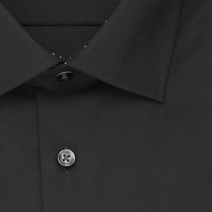 Seidensticker Business Shirt Regular Long sleeve Kent-Collar Uni Black