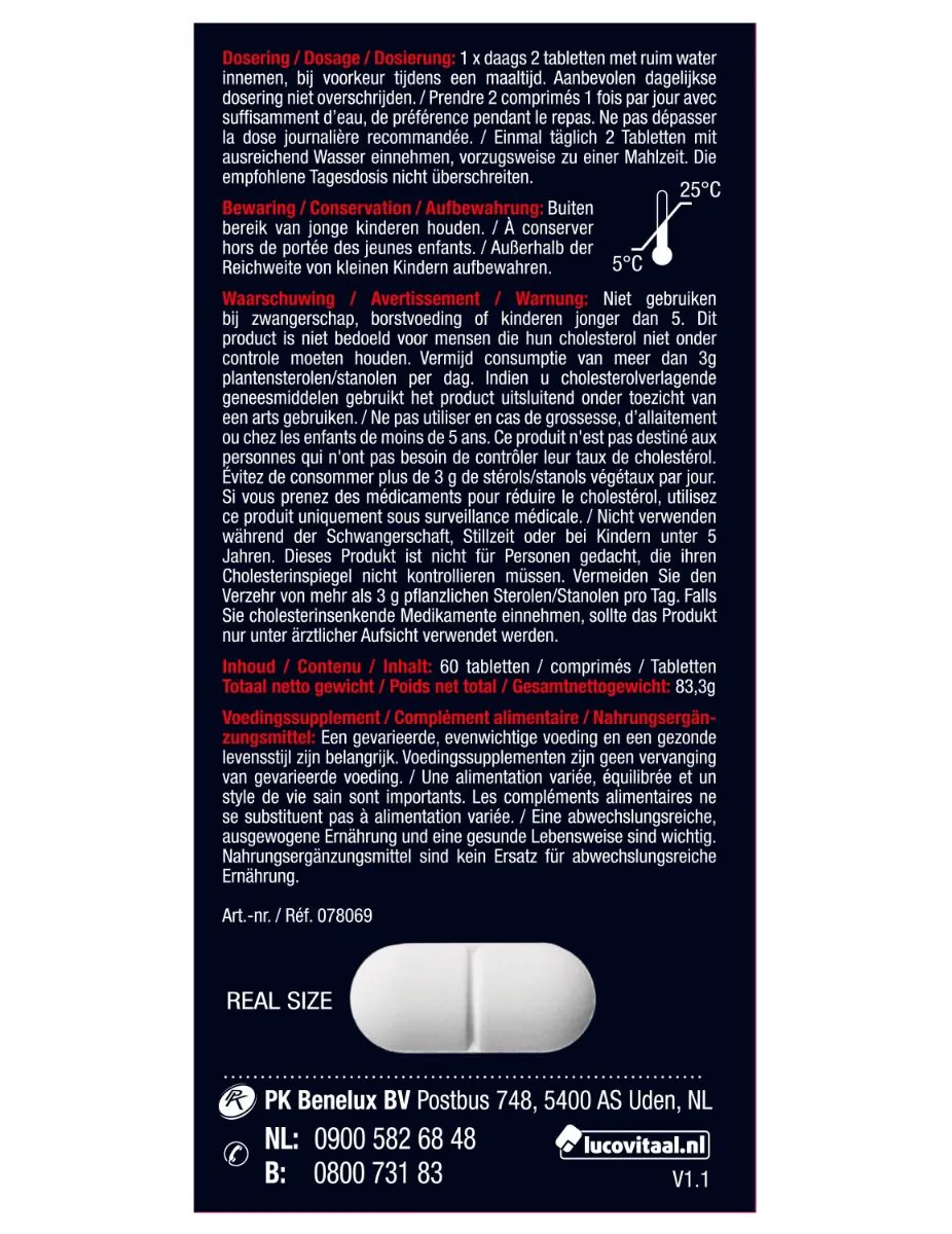 Cholesterol Verlager 60 tabletten