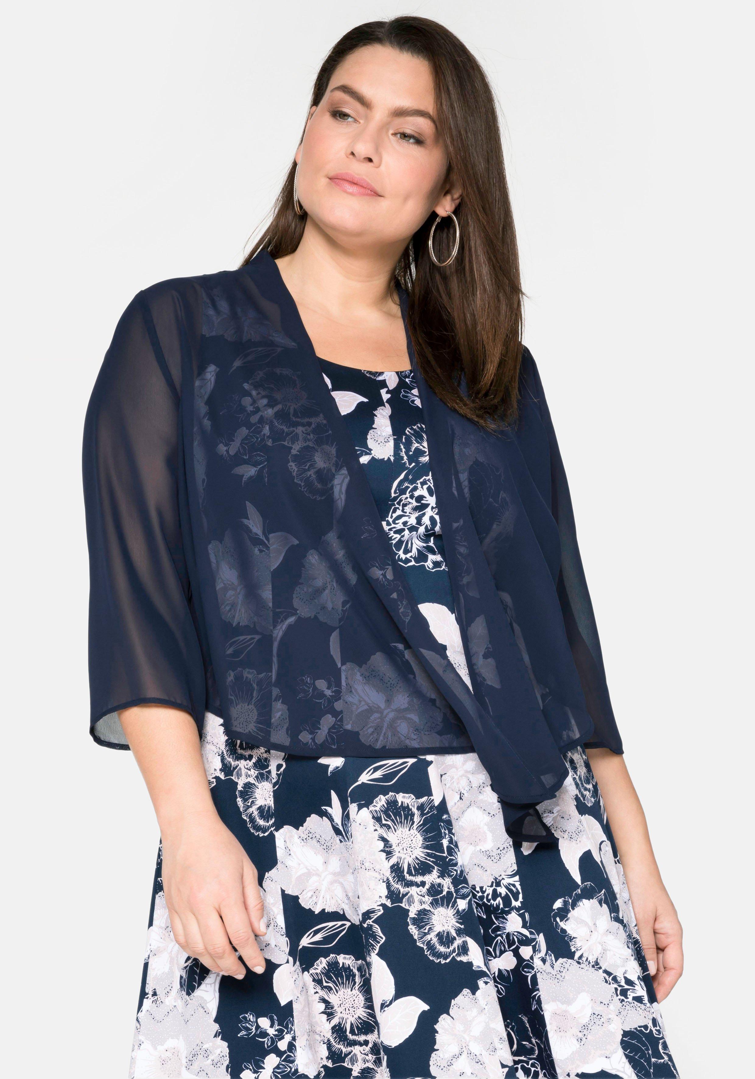 Chiffon-Bolero im Zipfellook