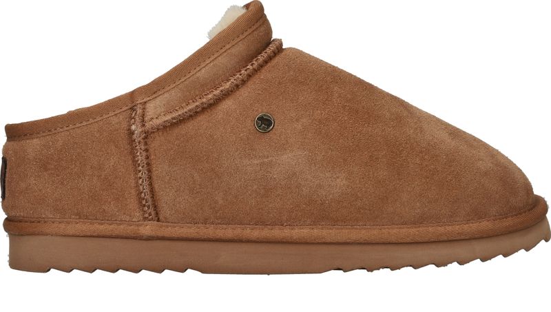 Warmbat Conner Pantoffels Cognac Heren