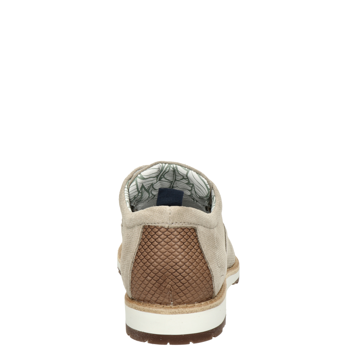 Pozato Dots heren veterschoen Rehab Beige