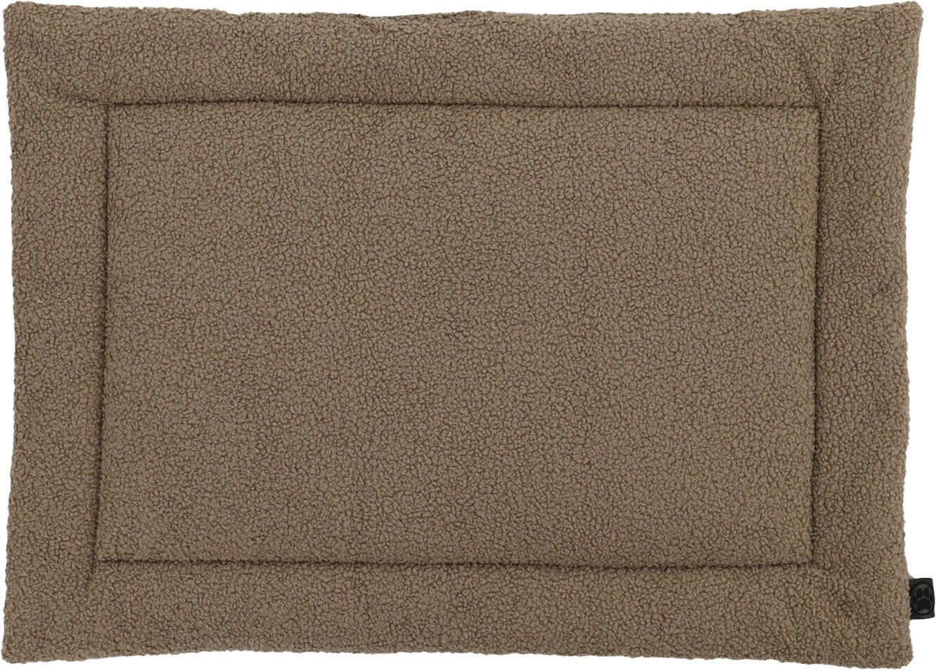 Overseas Petlife benchkussen Teddy taupe 60 x 45 x 2 cm