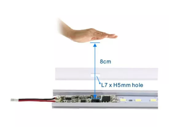 Mini Interrupteur Capteur Sans Contact pour Rubans LED 12-24V DC