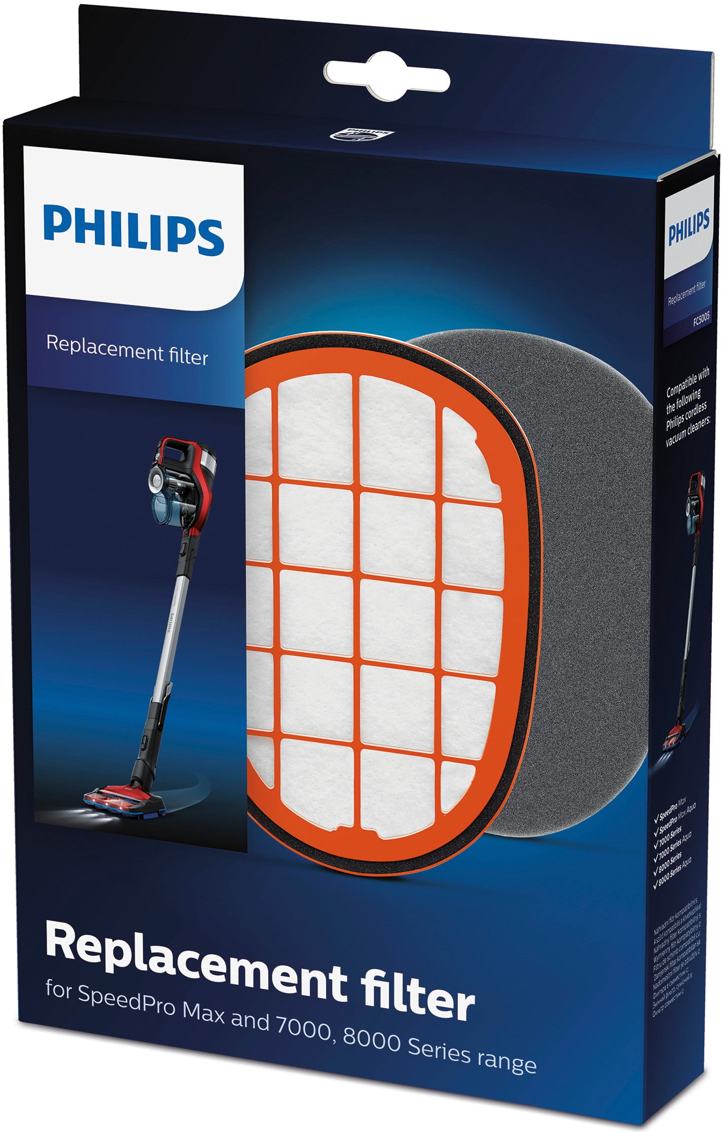 Philips Filter-Set »FC5005/01« Set, 1 Schaumfilter, 1 Einlagefilter mit Rahmen, 2 Stk. tlg.
