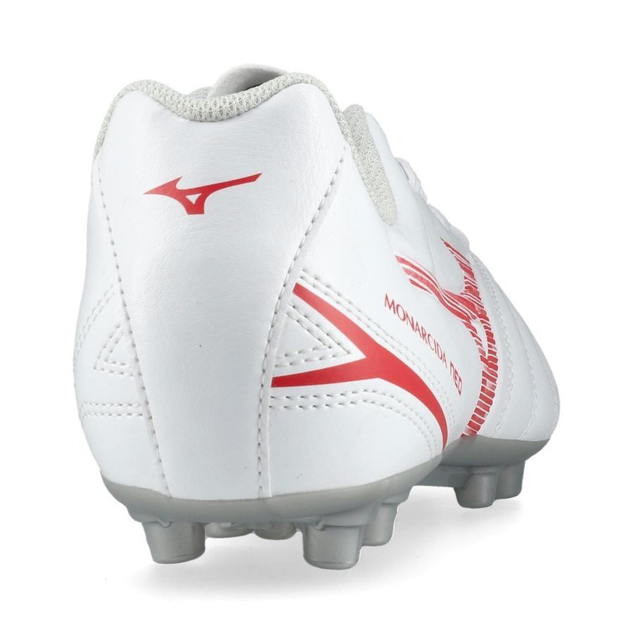 Mizuno Monarcida Neo lll Select AG Charge - Blanc/Radiant Red Enfant