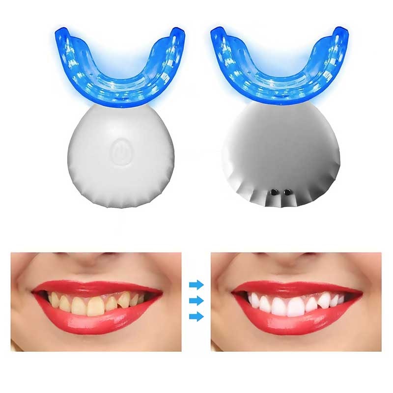 Appareil blanchisseur de dents LED - Blanc