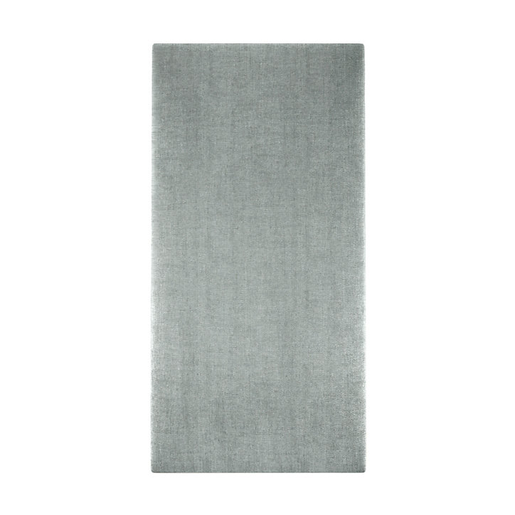 Coussin mural en tissu argent 30 x 60 cm Stegu