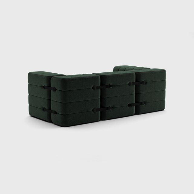 Curt-Set 7 - e.g. Flexibele 2-zitter - Dama - Dark Groen