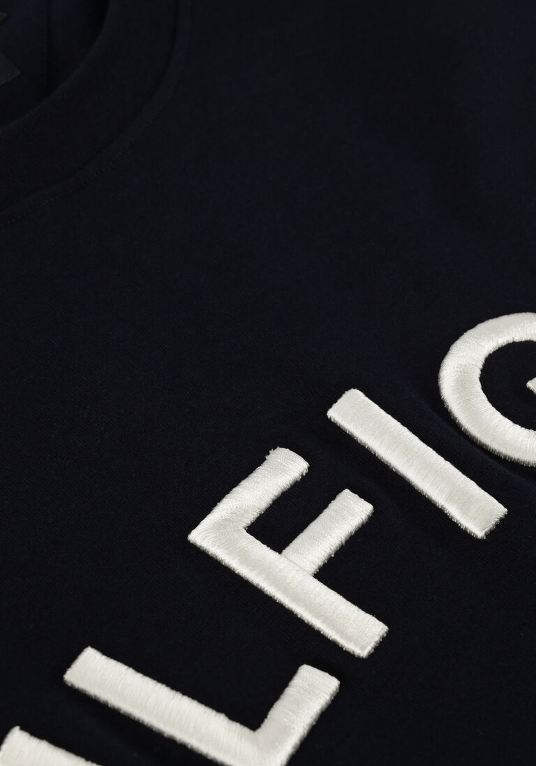 TOMMY HILFIGER donkerblauwe tommy hilfiger t-shirt hilfiger arched tee