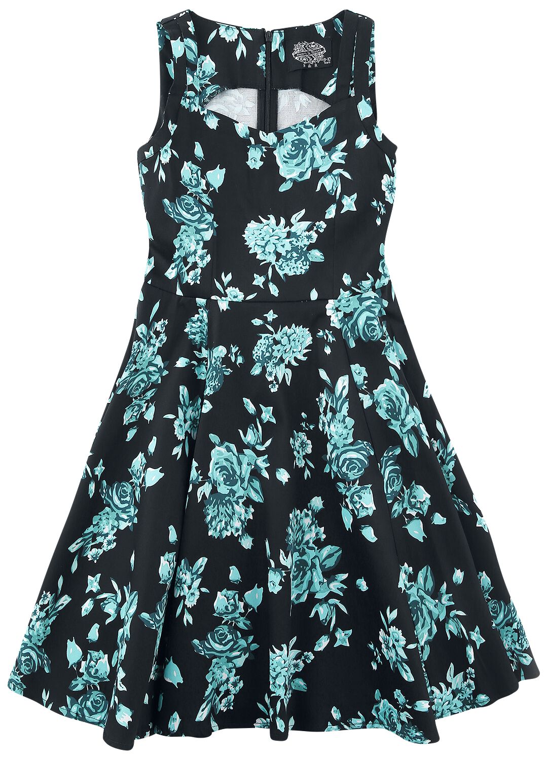 Robe Trapèze Rosaceae Noire | H&R London Robe