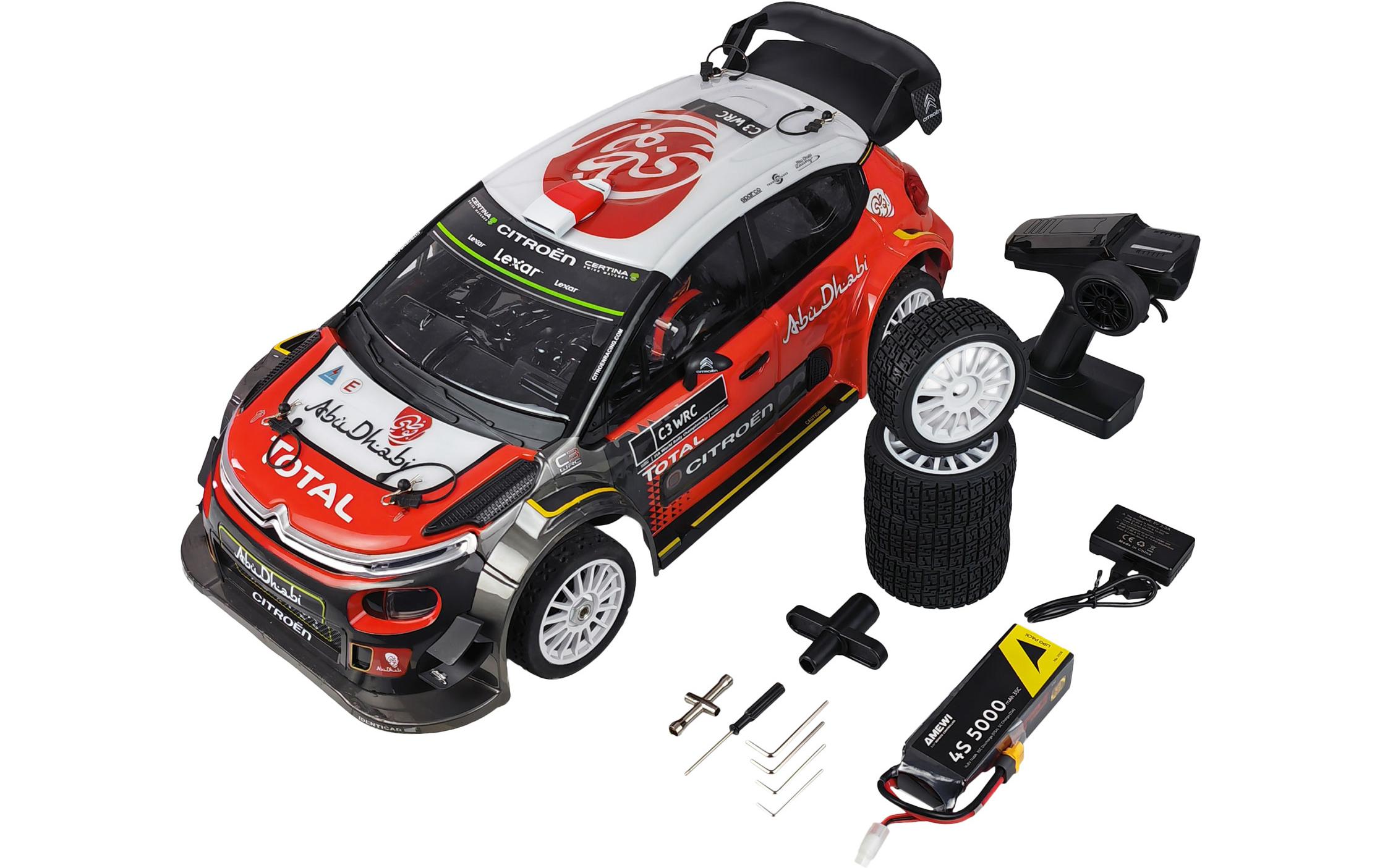 Rennwagen Hyper Go Citroen C3 WRC 1:7 RTR<br>Ferngesteuertes Modellauto