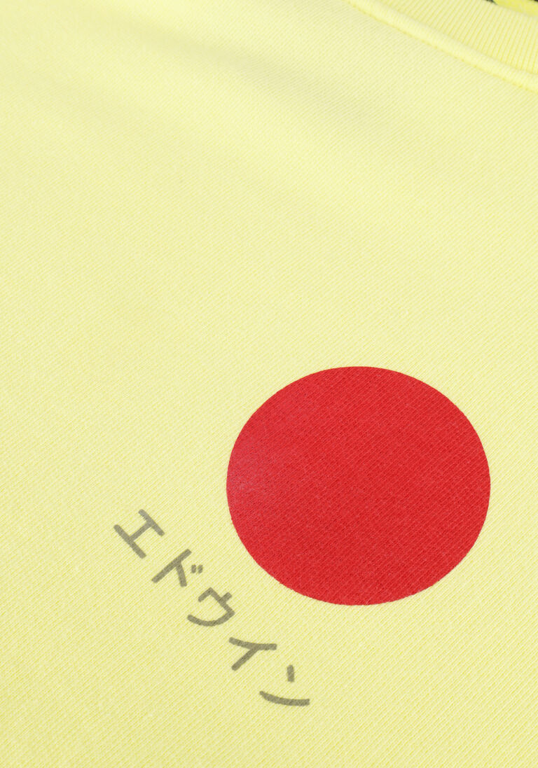EDWIN gele edwin t-shirt japanese sun supply ts single jersey