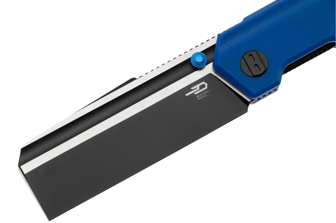 Bestech Tardis BG54G Blue G10, zakmes, Ostap Hel design